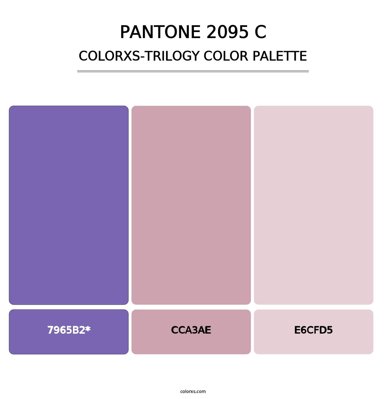 PANTONE 2095 C - Colorxs Trilogy Palette