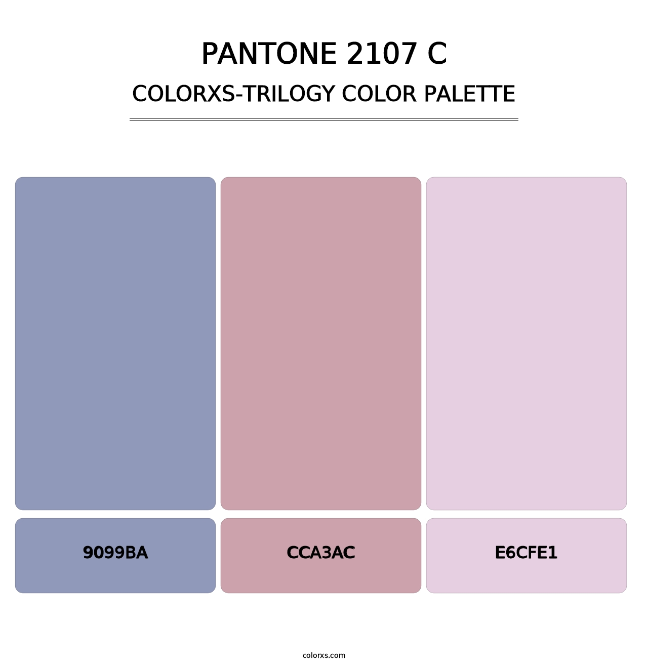 PANTONE 2107 C - Colorxs Trilogy Palette