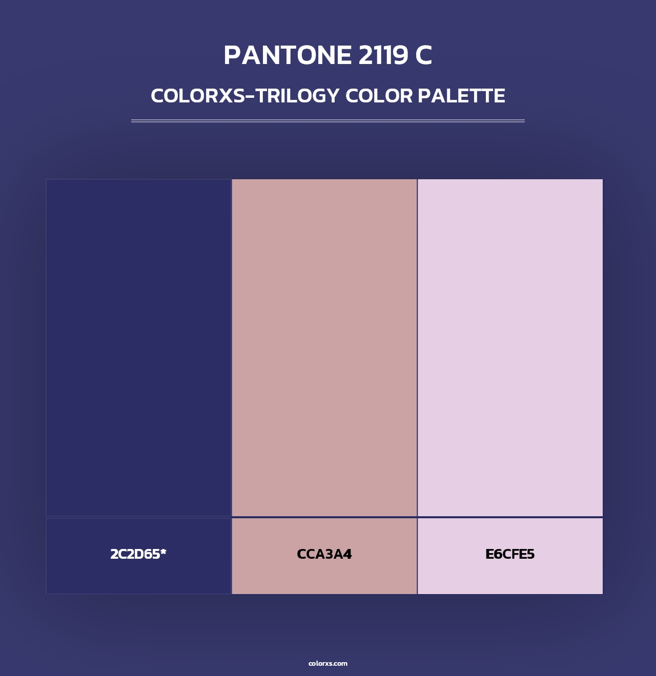 PANTONE 2119 C - Colorxs Trilogy Palette