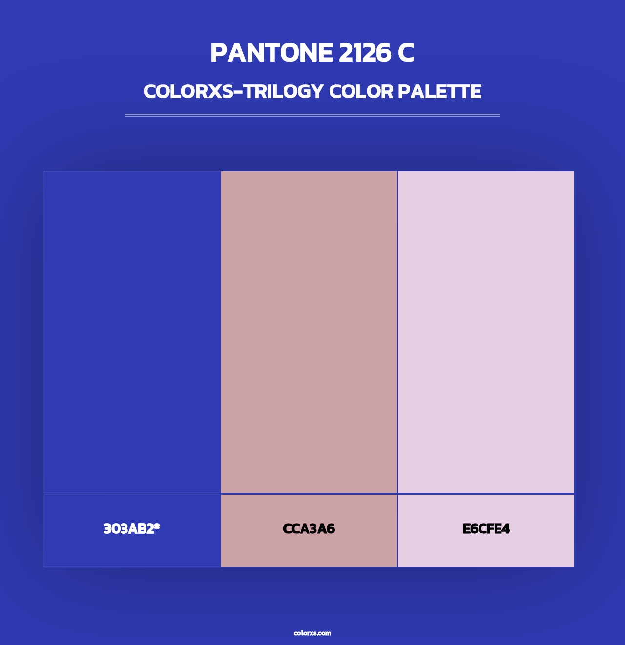 PANTONE 2126 C - Colorxs Trilogy Palette