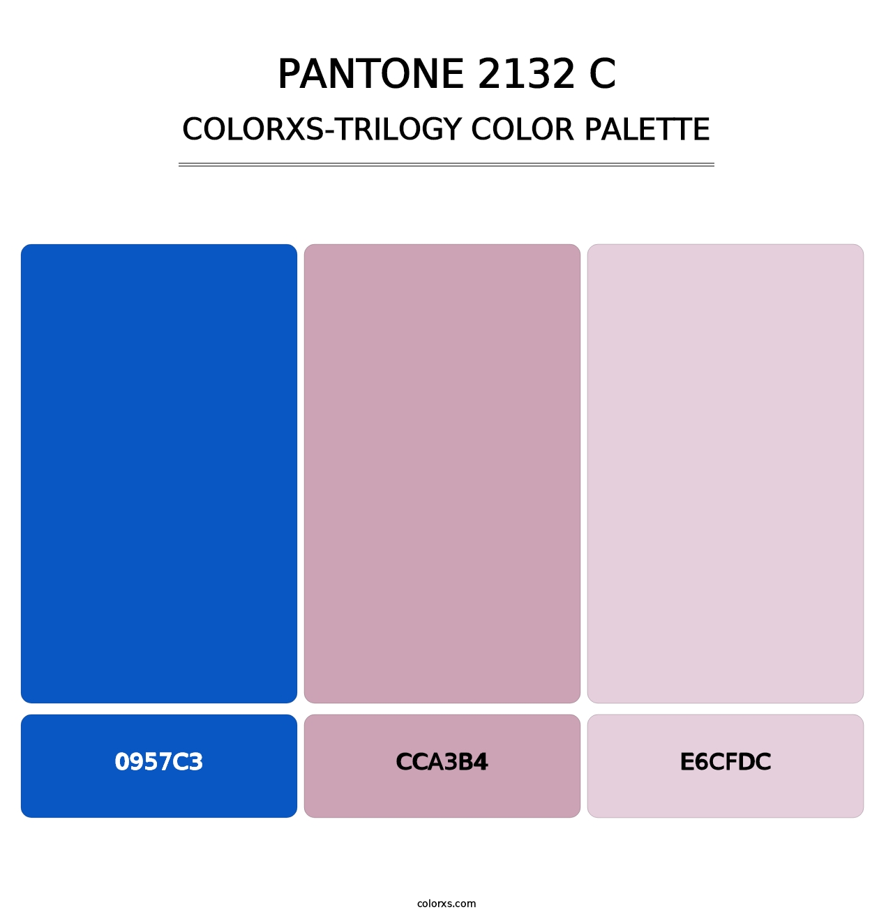 PANTONE 2132 C - Colorxs Trilogy Palette