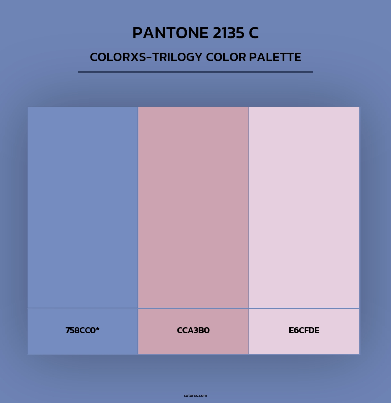 PANTONE 2135 C - Colorxs Trilogy Palette