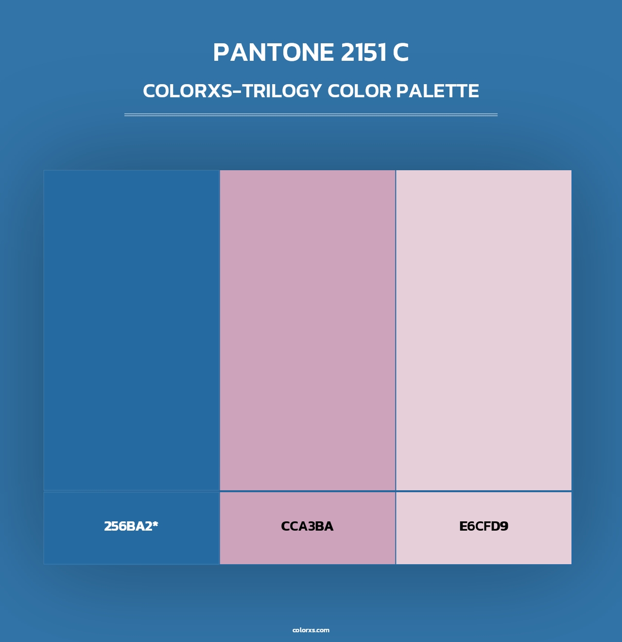 PANTONE 2151 C - Colorxs Trilogy Palette