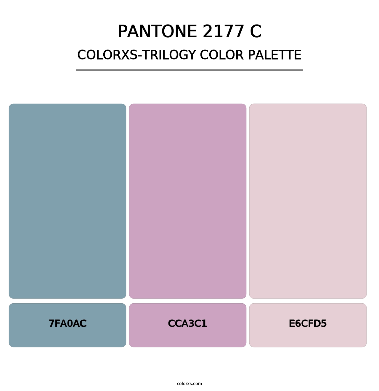 PANTONE 2177 C - Colorxs Trilogy Palette