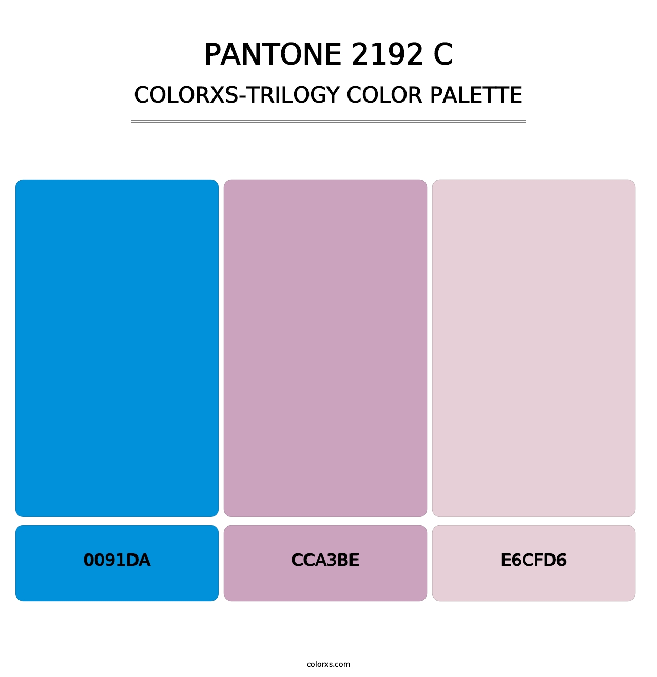 PANTONE 2192 C - Colorxs Trilogy Palette