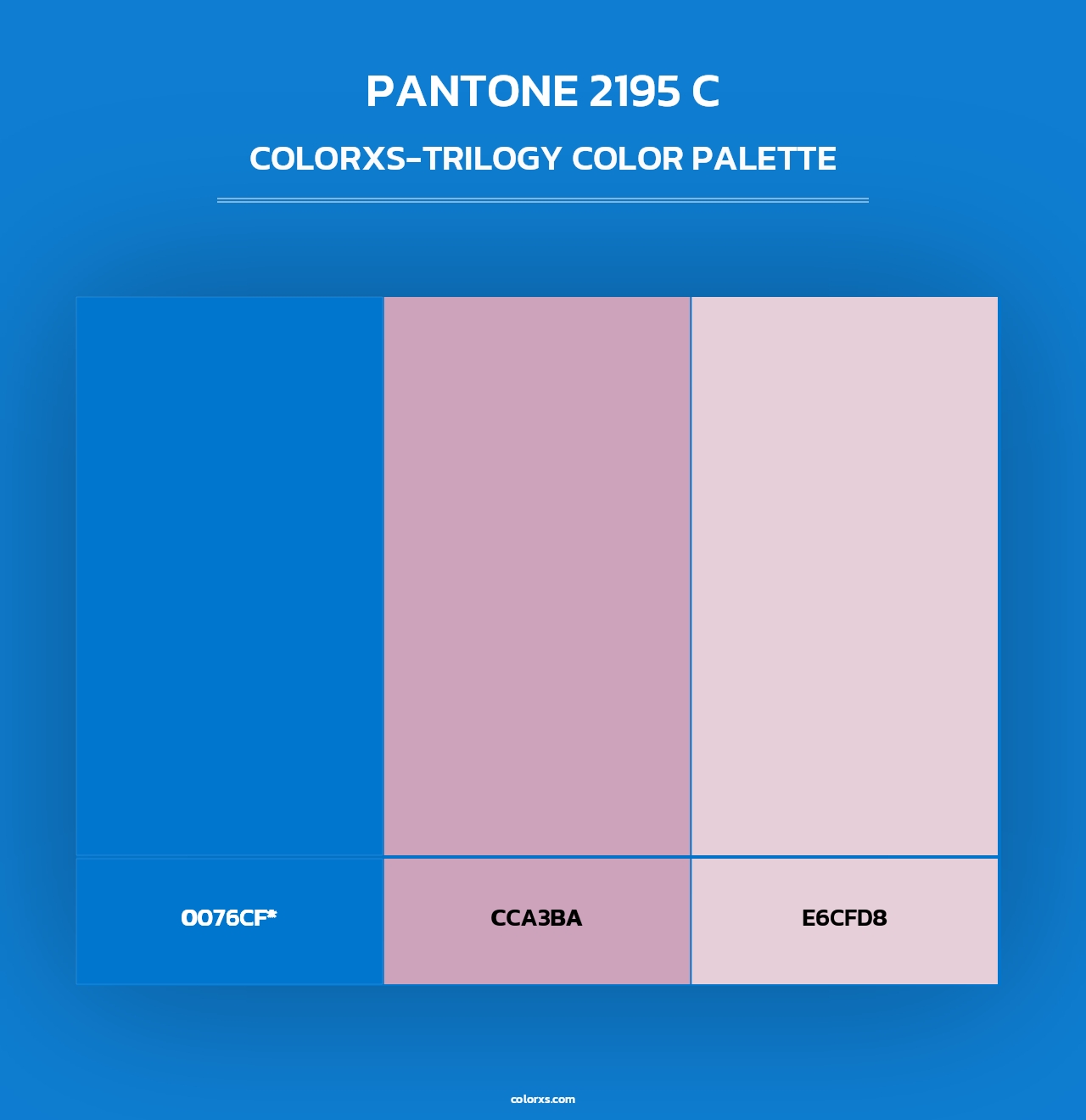 PANTONE 2195 C - Colorxs Trilogy Palette