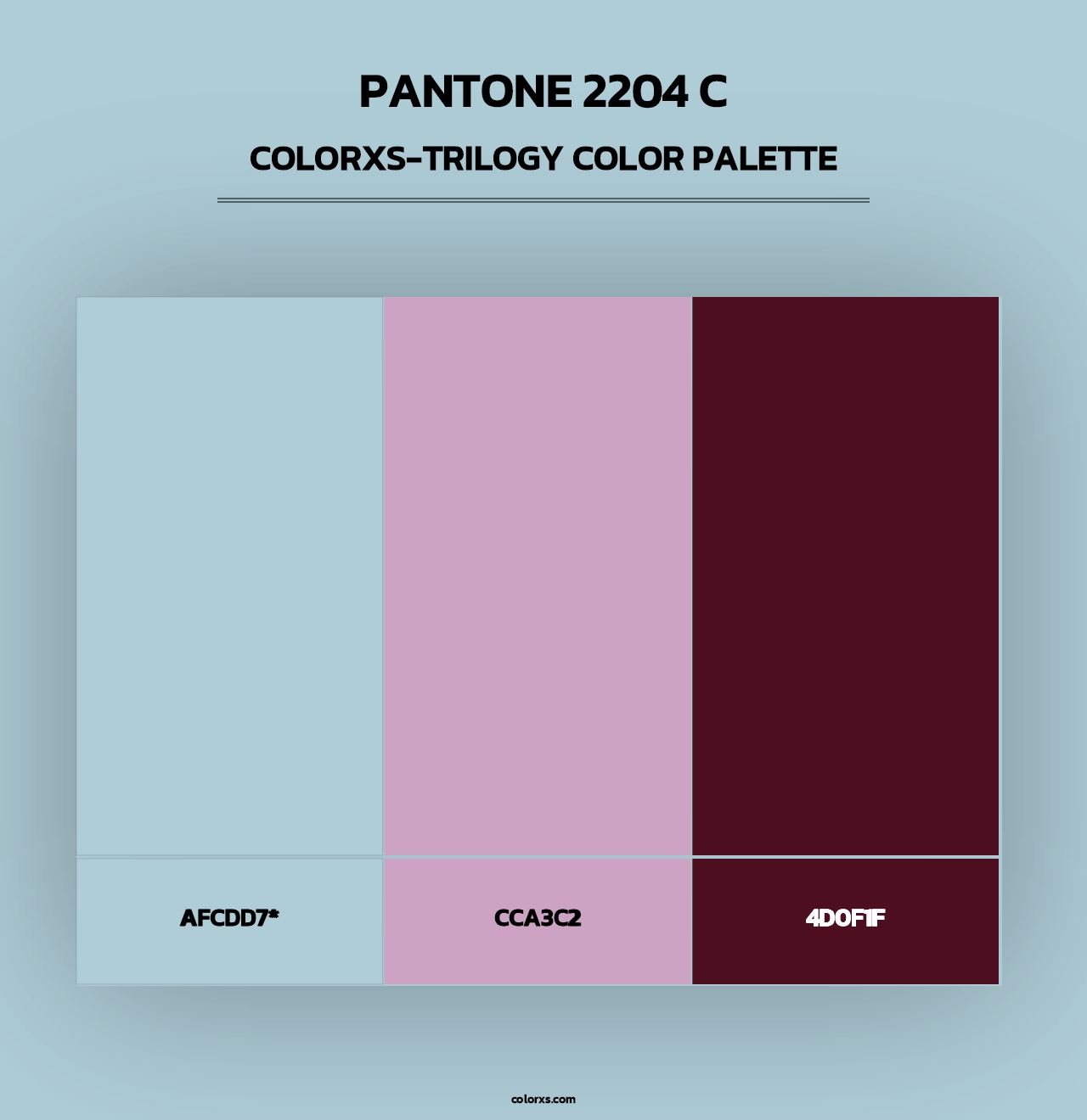 PANTONE 2204 C - Colorxs Trilogy Palette