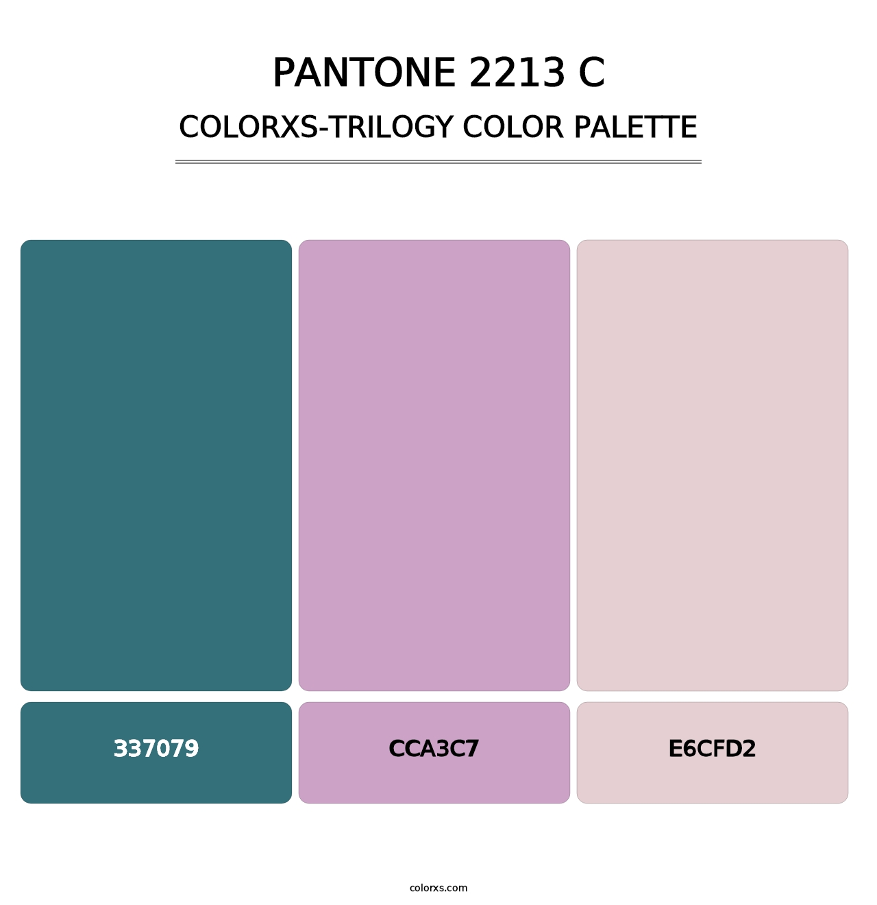 PANTONE 2213 C - Colorxs Trilogy Palette