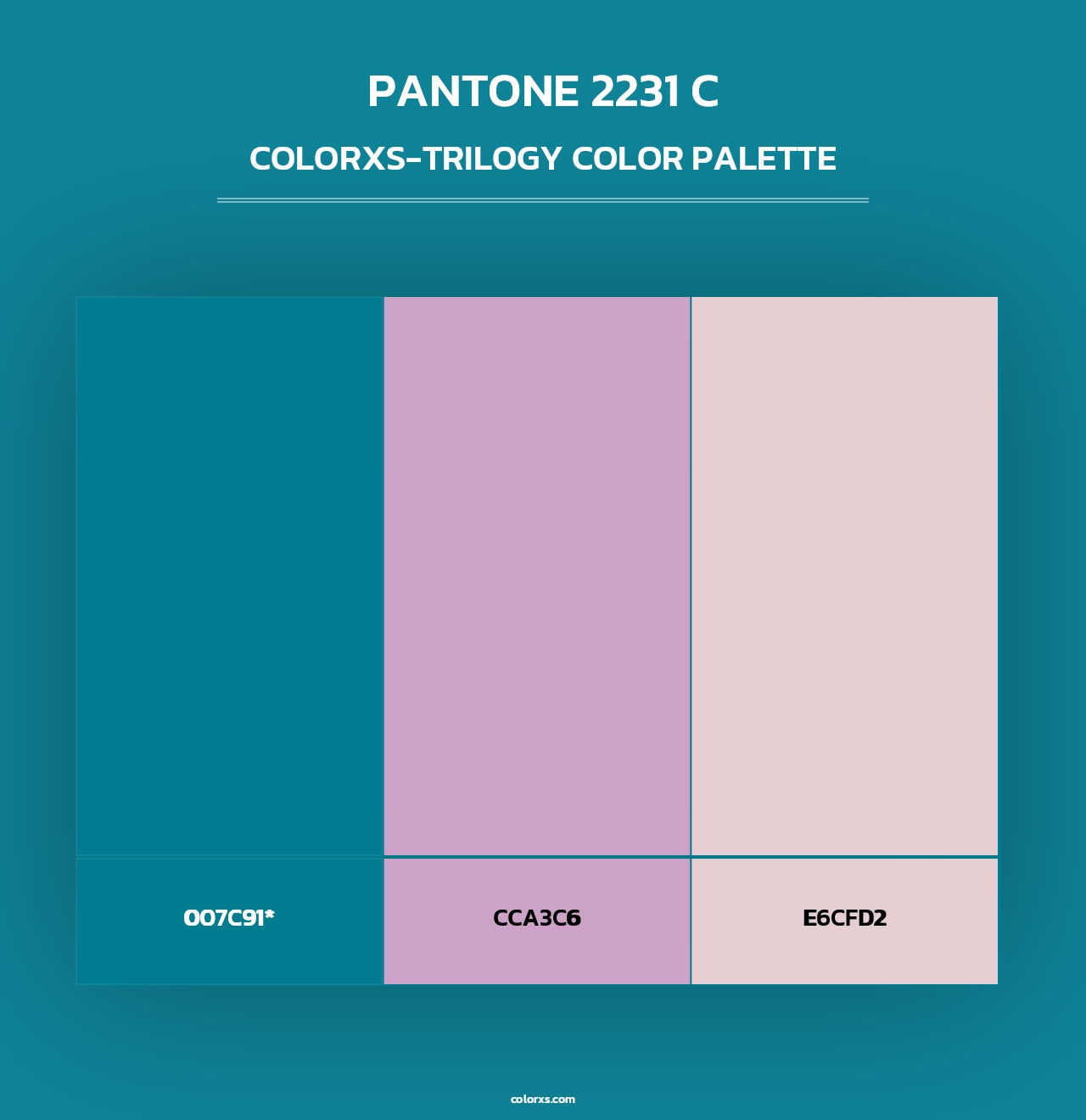 PANTONE 2231 C - Colorxs Trilogy Palette