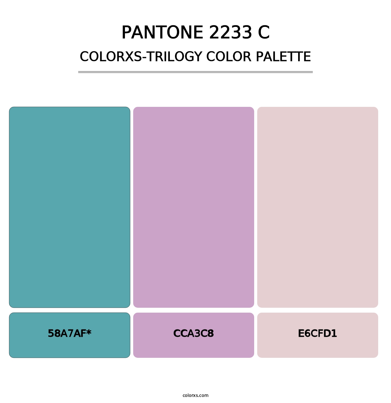 PANTONE 2233 C - Colorxs Trilogy Palette