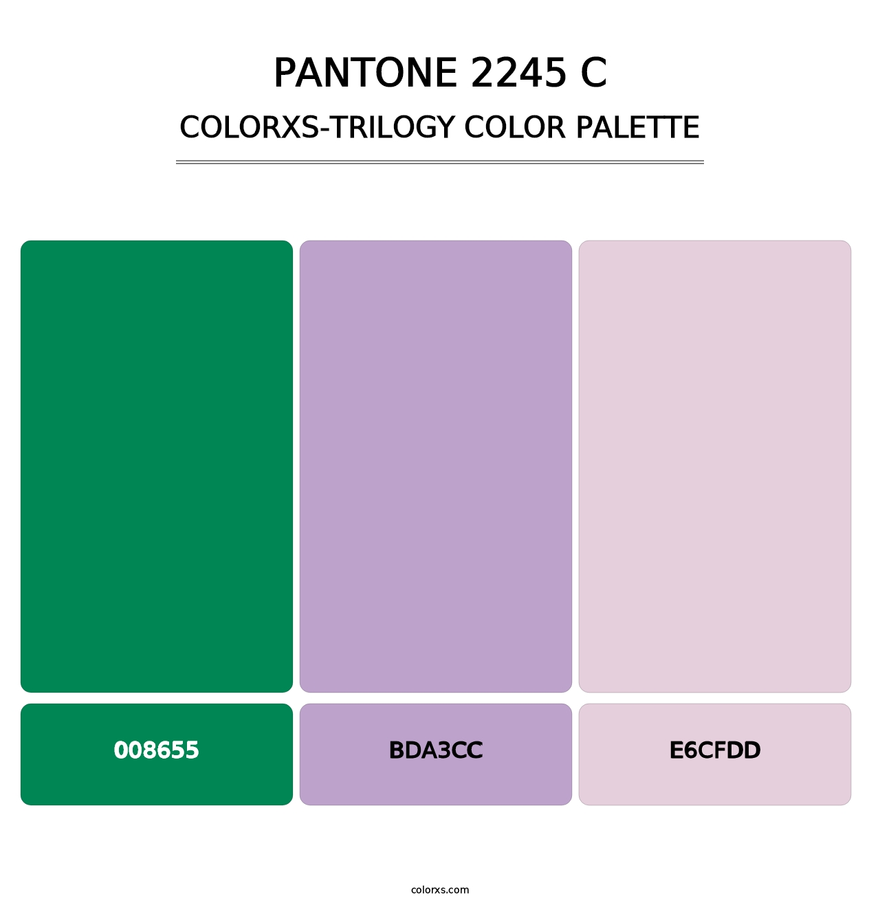 PANTONE 2245 C - Colorxs Trilogy Palette