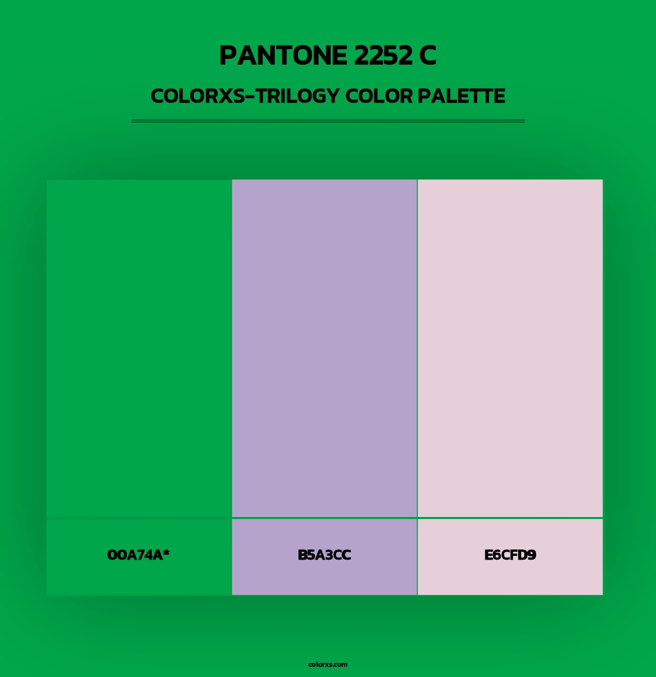 PANTONE 2252 C - Colorxs Trilogy Palette