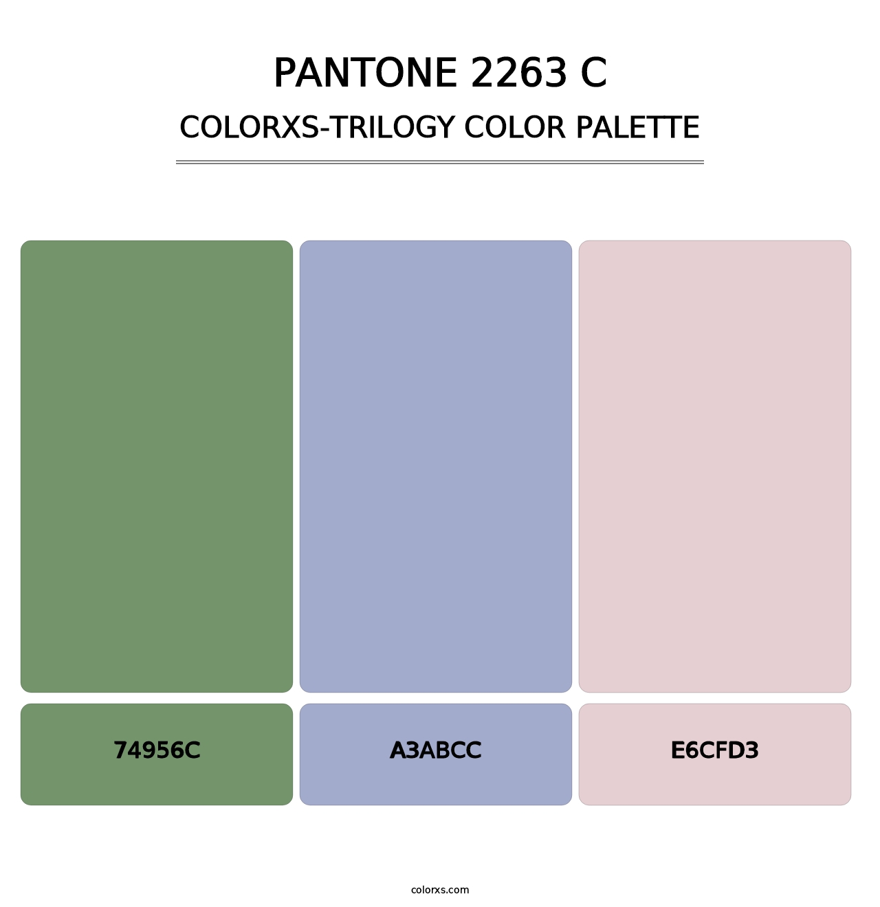 PANTONE 2263 C - Colorxs Trilogy Palette