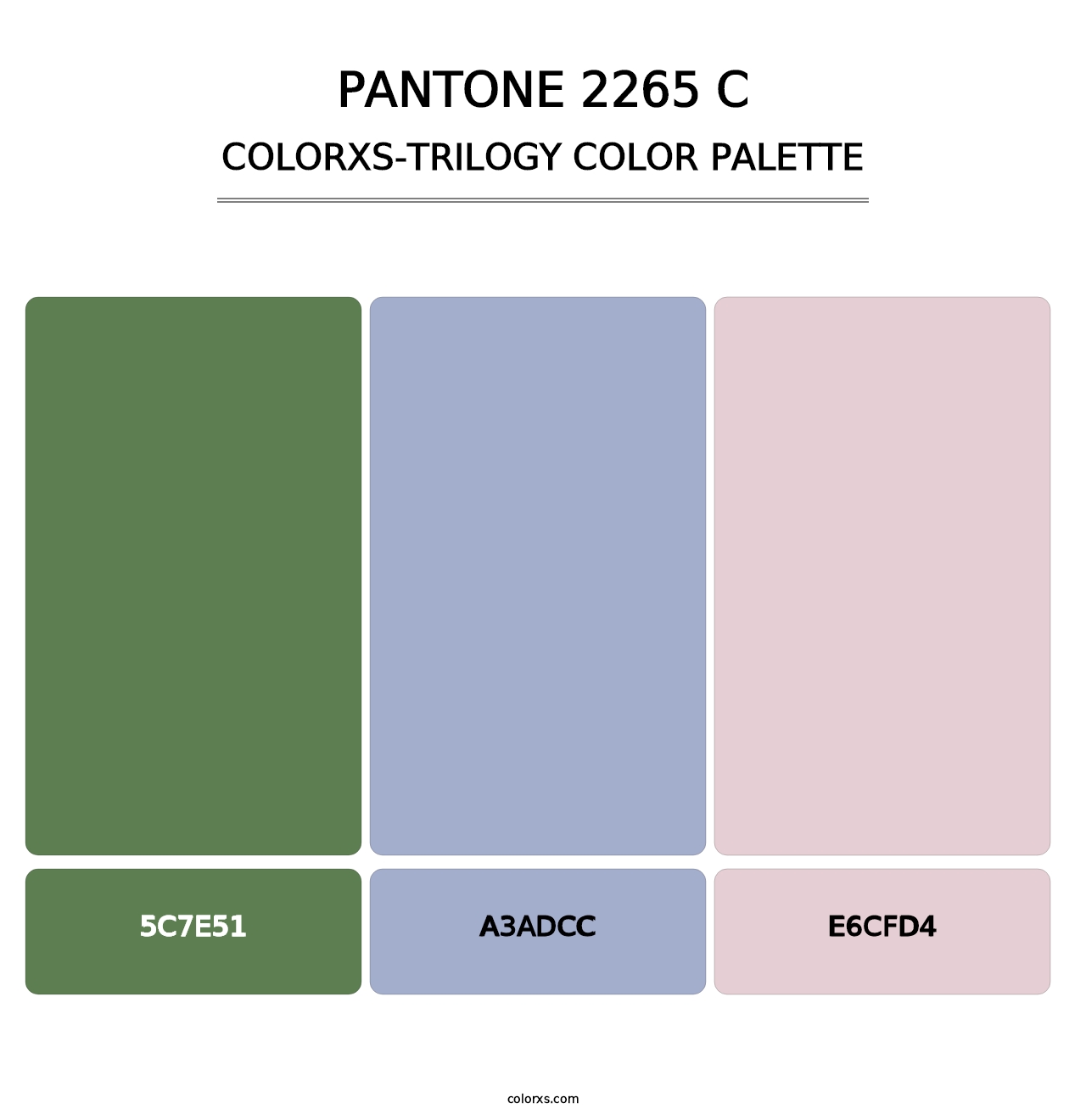 PANTONE 2265 C - Colorxs Trilogy Palette