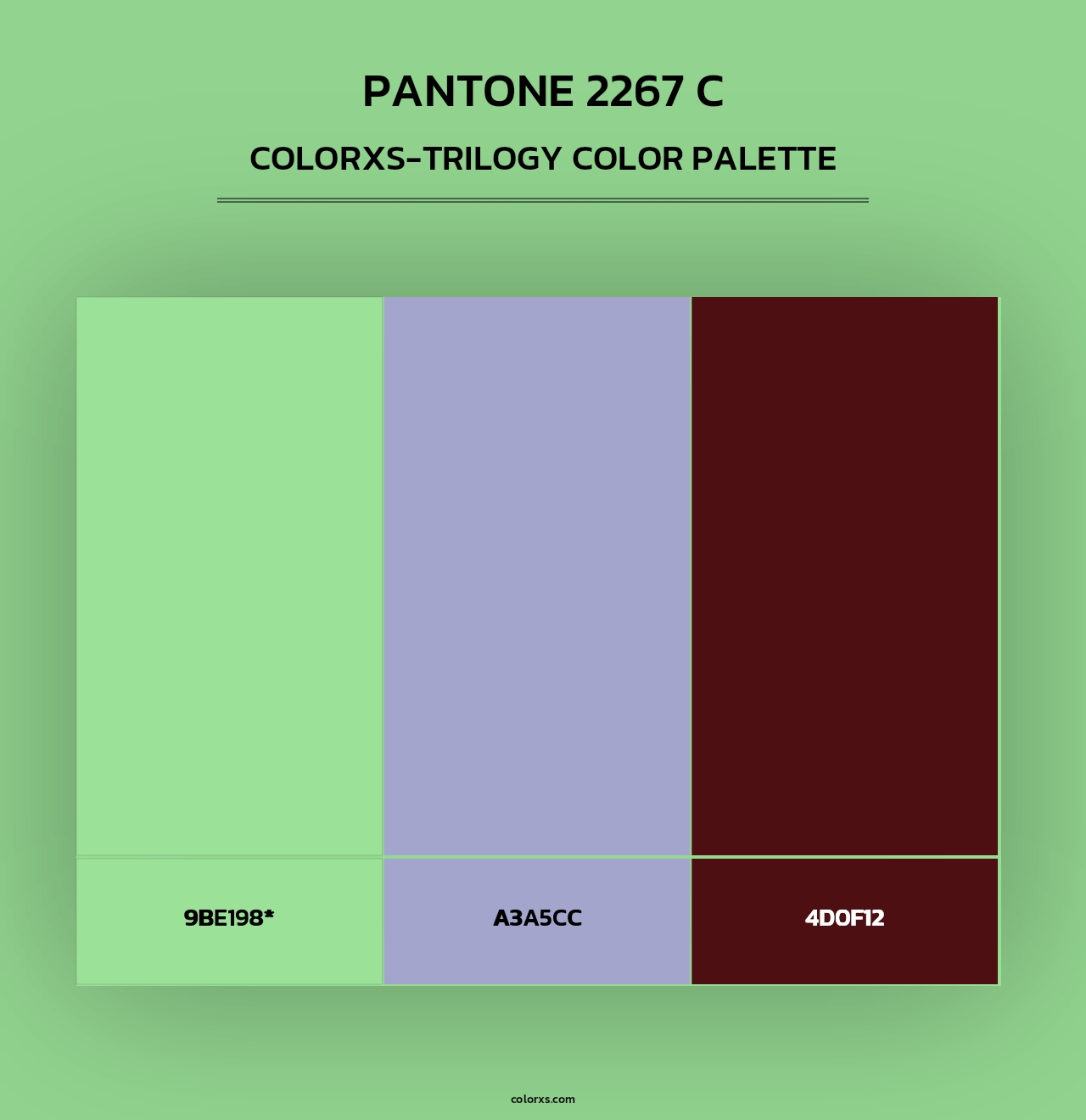 PANTONE 2267 C - Colorxs Trilogy Palette
