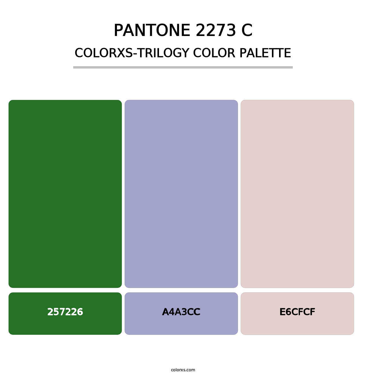 PANTONE 2273 C - Colorxs Trilogy Palette