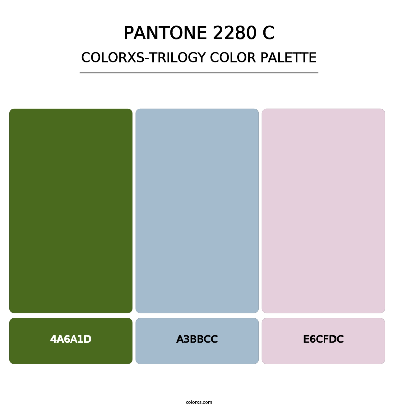 PANTONE 2280 C - Colorxs Trilogy Palette