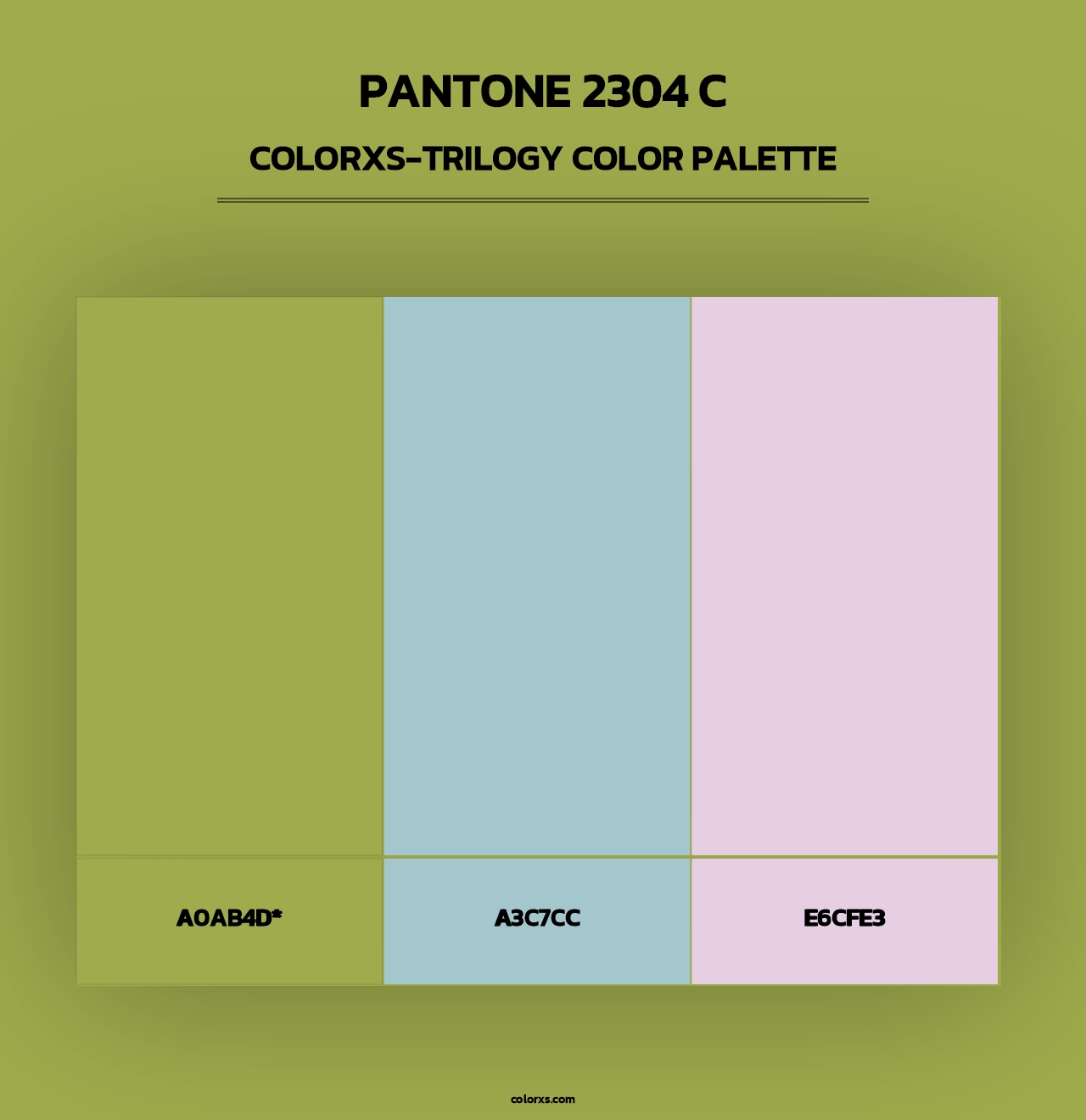 PANTONE 2304 C - Colorxs Trilogy Palette