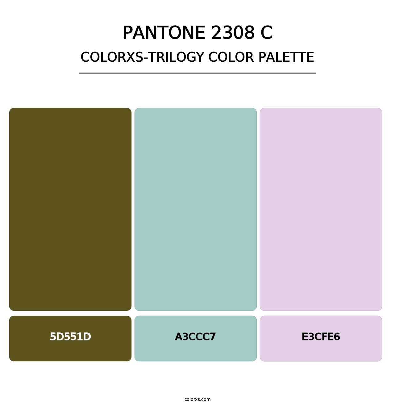 PANTONE 2308 C - Colorxs Trilogy Palette