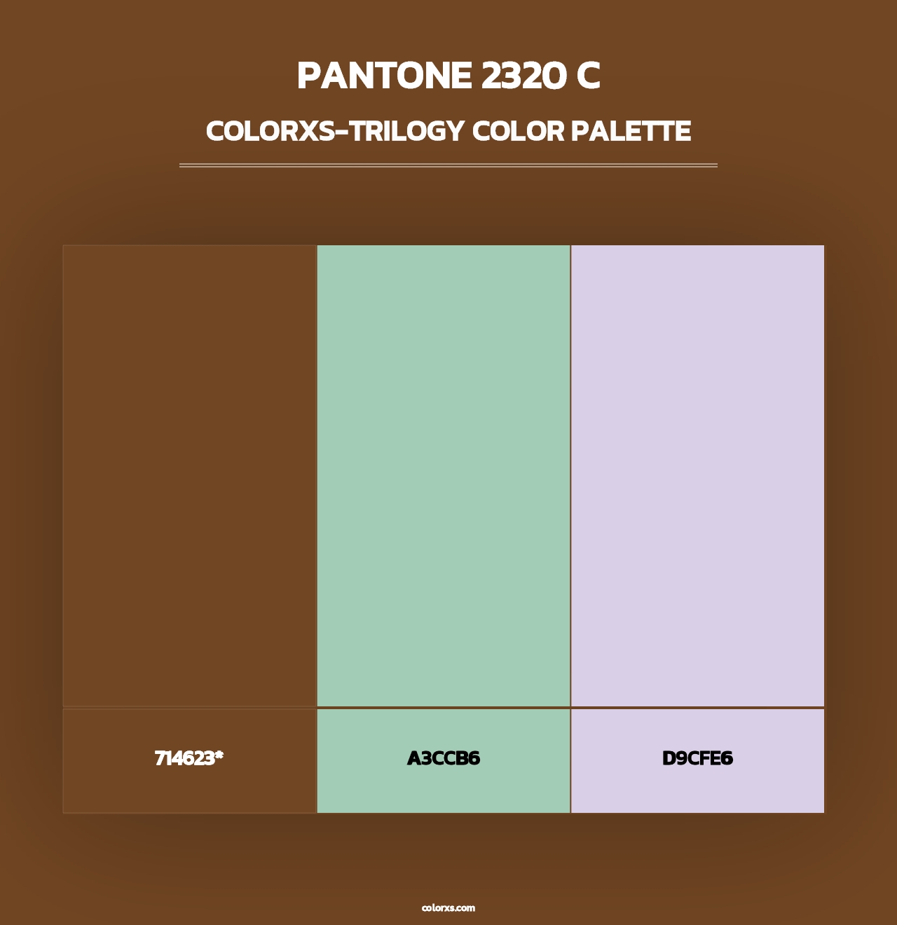 PANTONE 2320 C - Colorxs Trilogy Palette