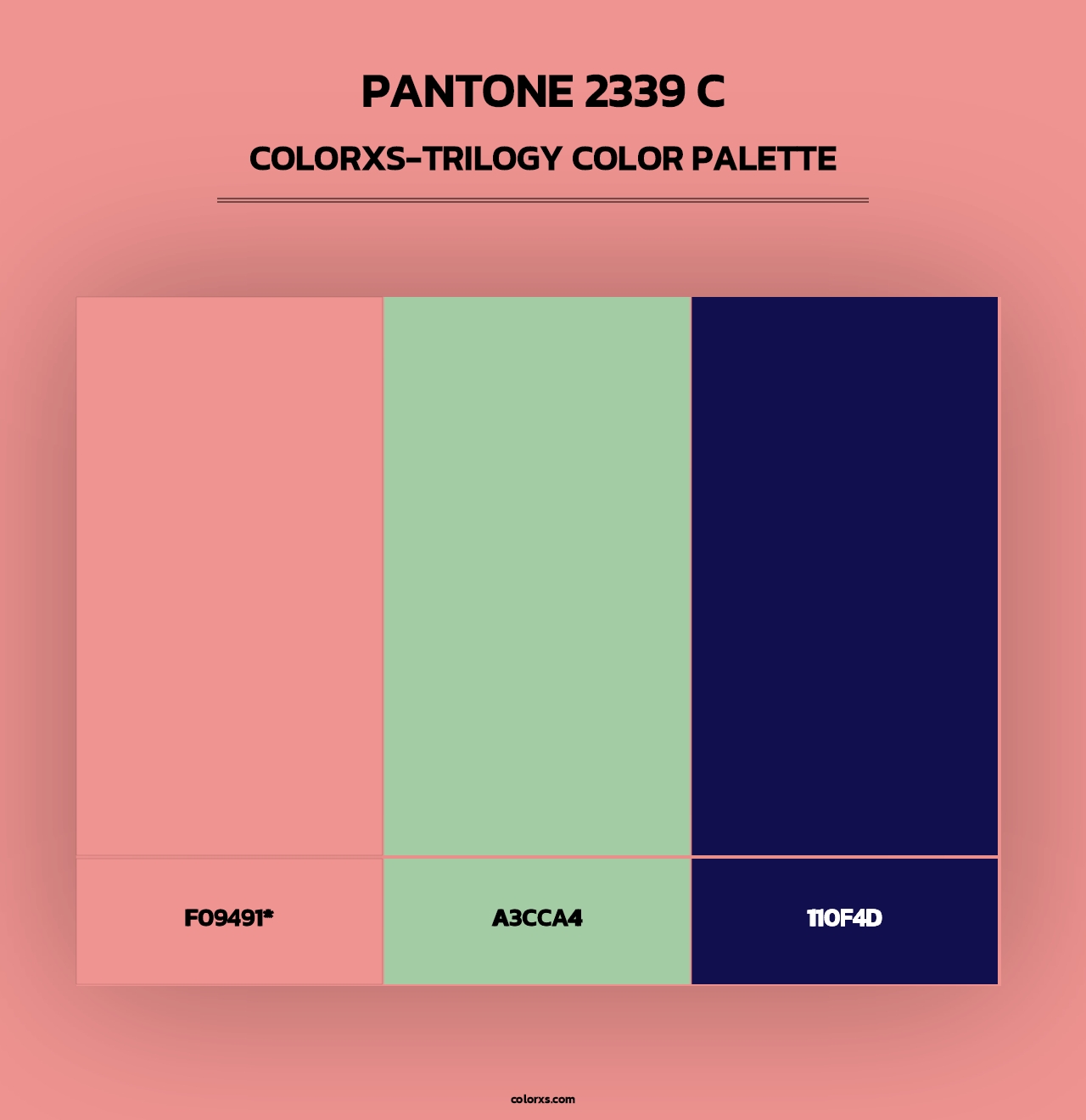 PANTONE 2339 C - Colorxs Trilogy Palette