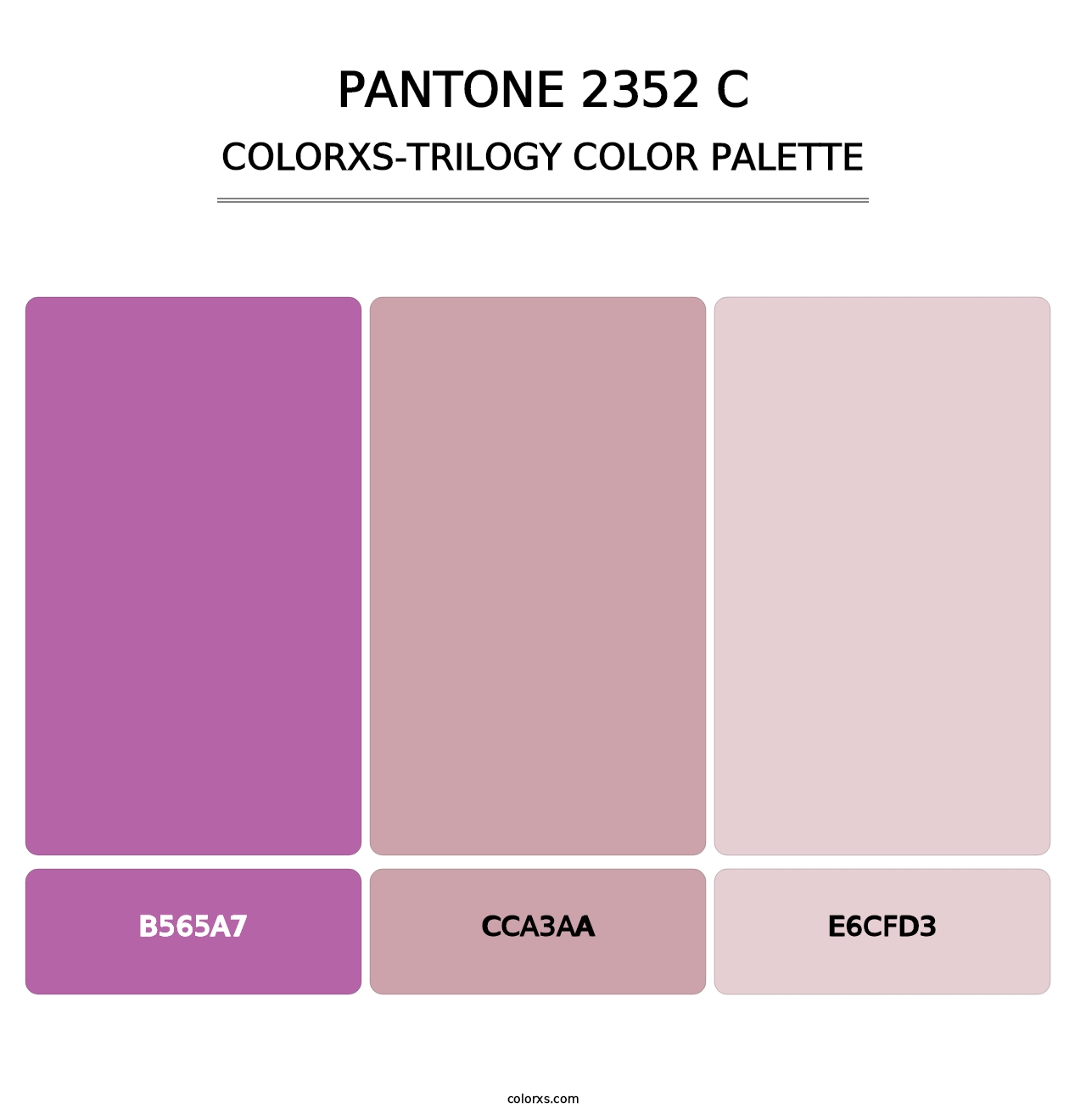 PANTONE 2352 C - Colorxs Trilogy Palette