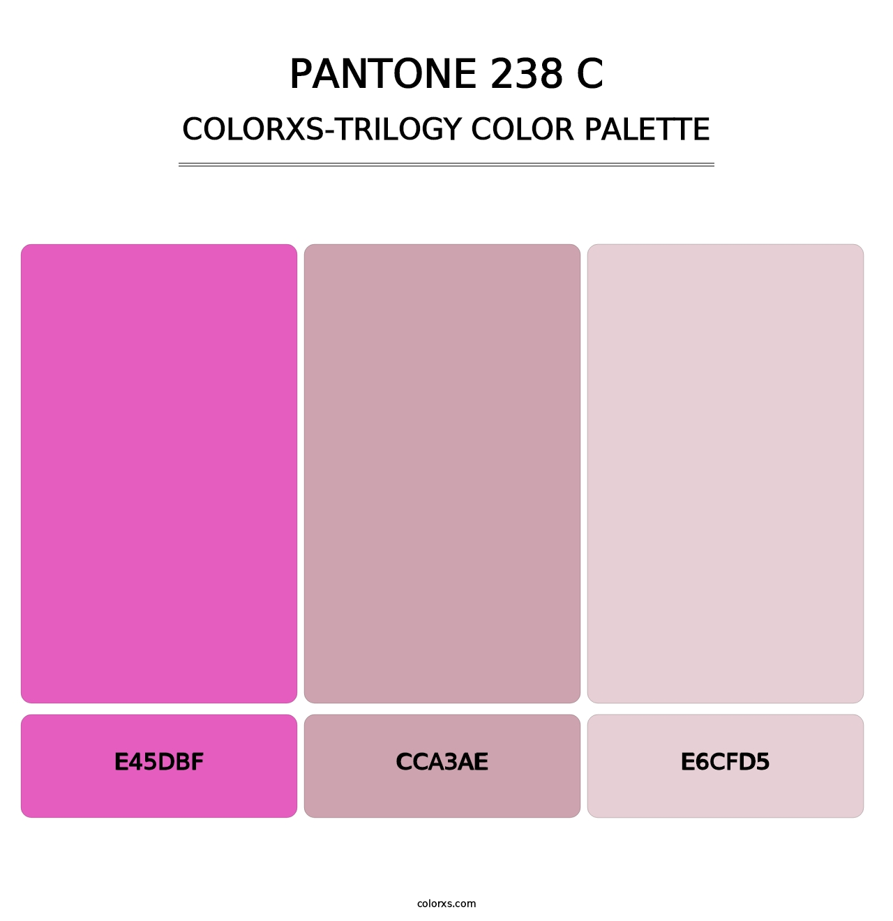 PANTONE 238 C - Colorxs Trilogy Palette