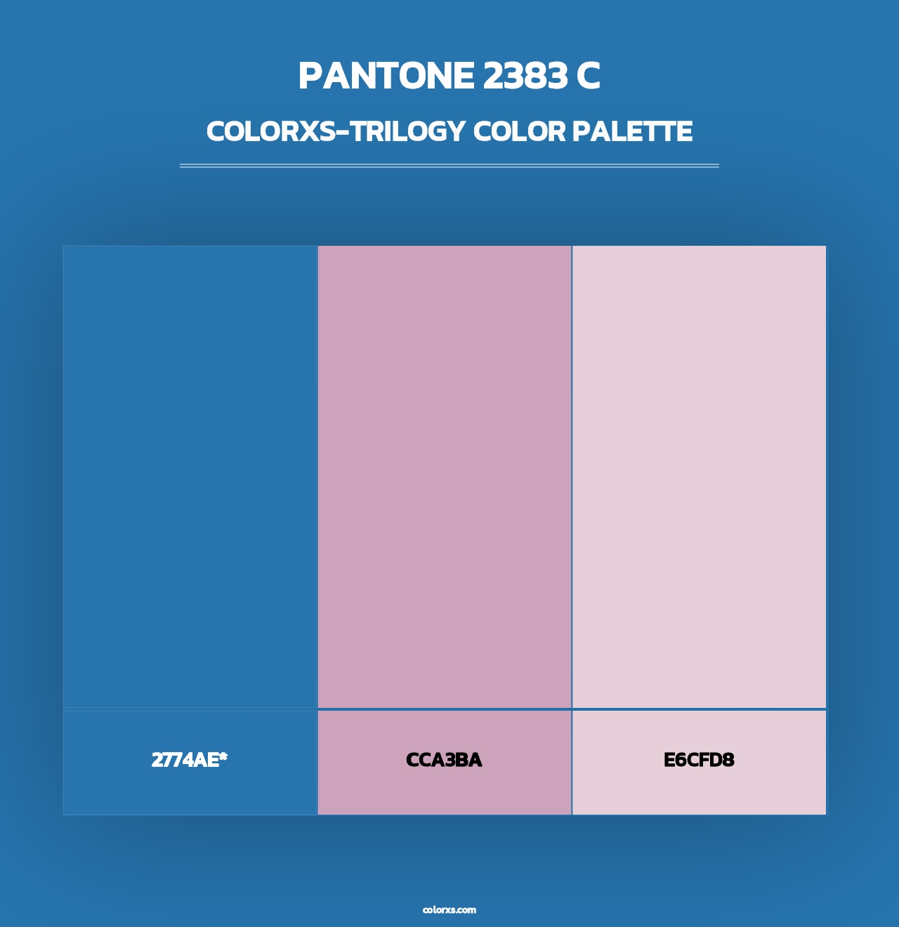 PANTONE 2383 C - Colorxs Trilogy Palette