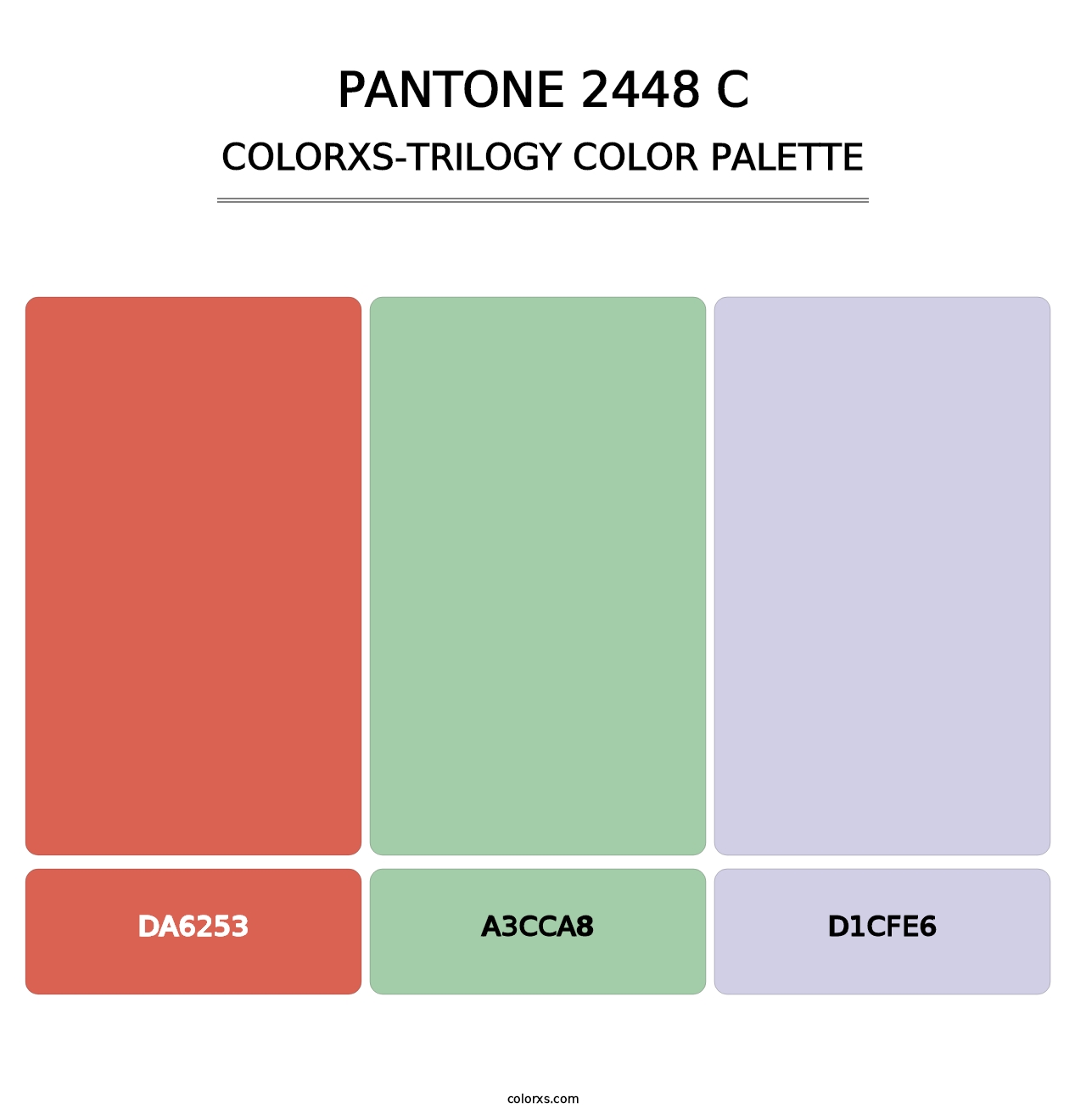 PANTONE 2448 C - Colorxs Trilogy Palette