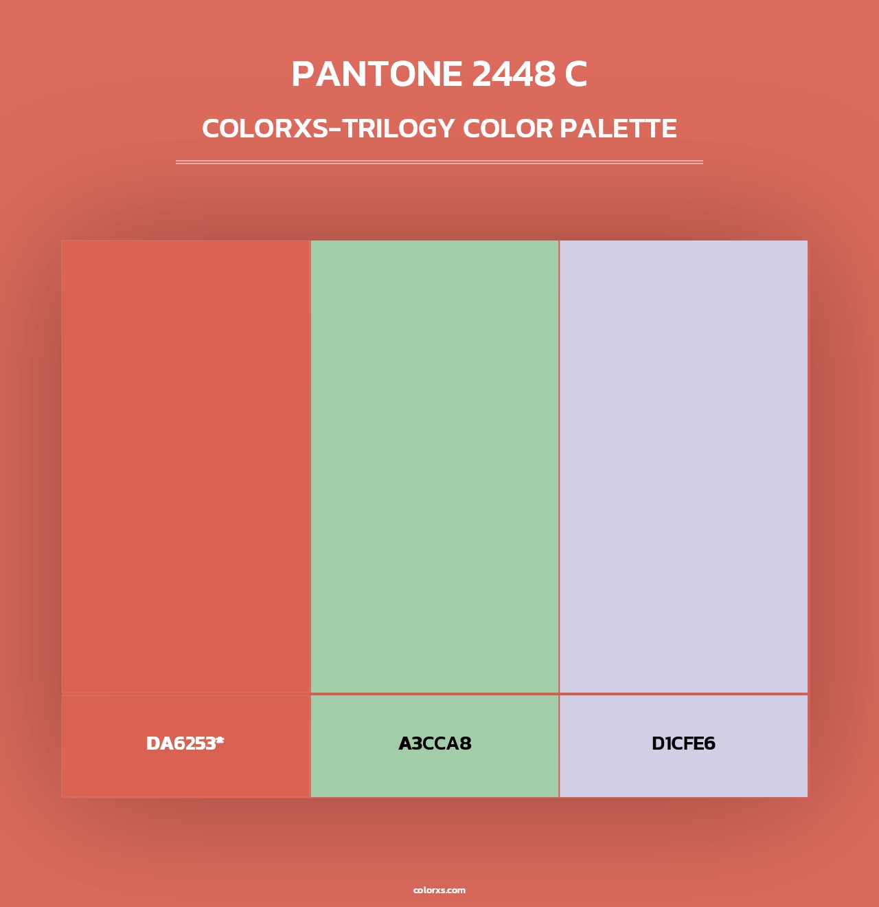 PANTONE 2448 C - Colorxs Trilogy Palette