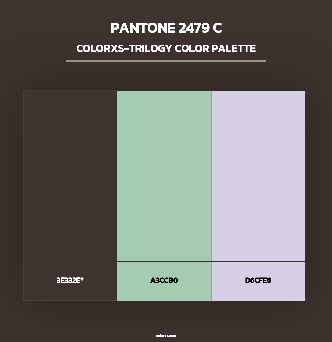 PANTONE 2479 C - Colorxs Trilogy Palette