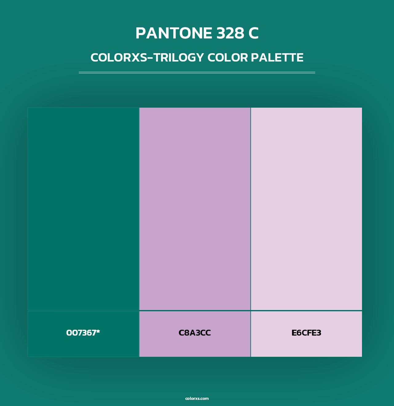 PANTONE 328 C - Colorxs Trilogy Palette