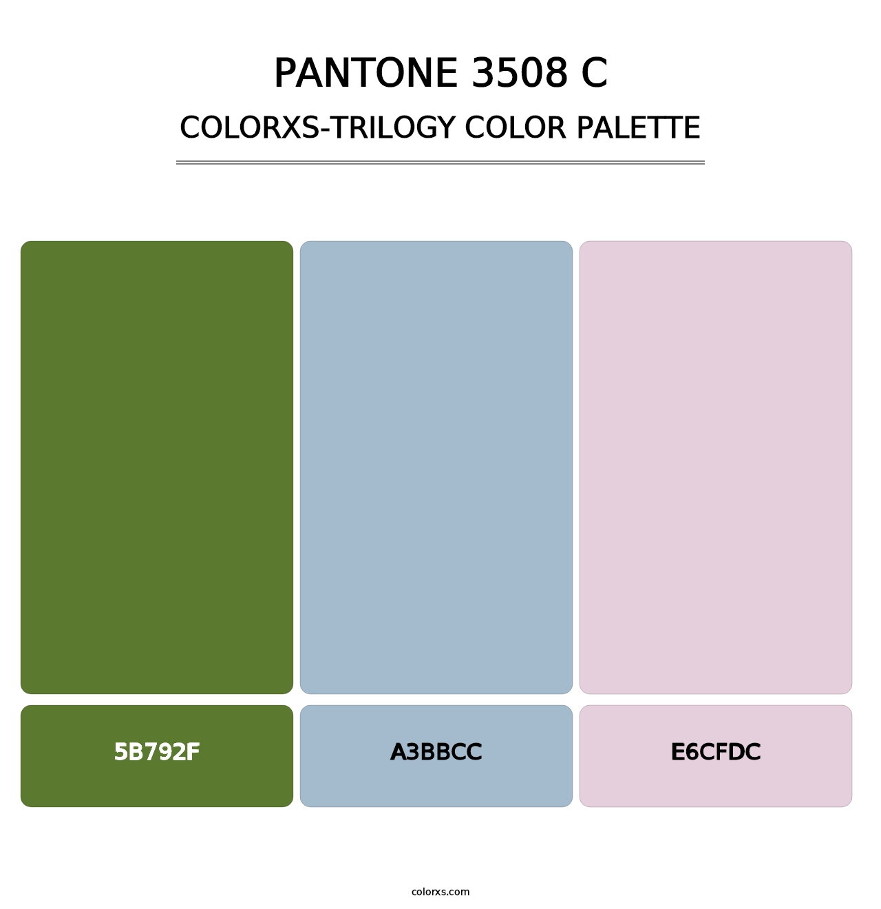 PANTONE 3508 C - Colorxs Trilogy Palette