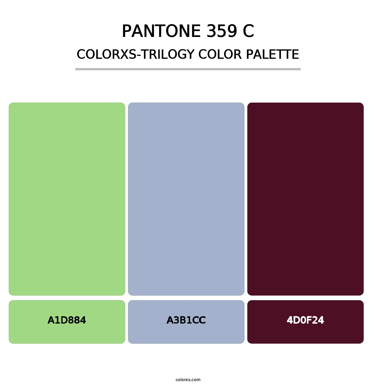PANTONE 359 C - Colorxs Trilogy Palette