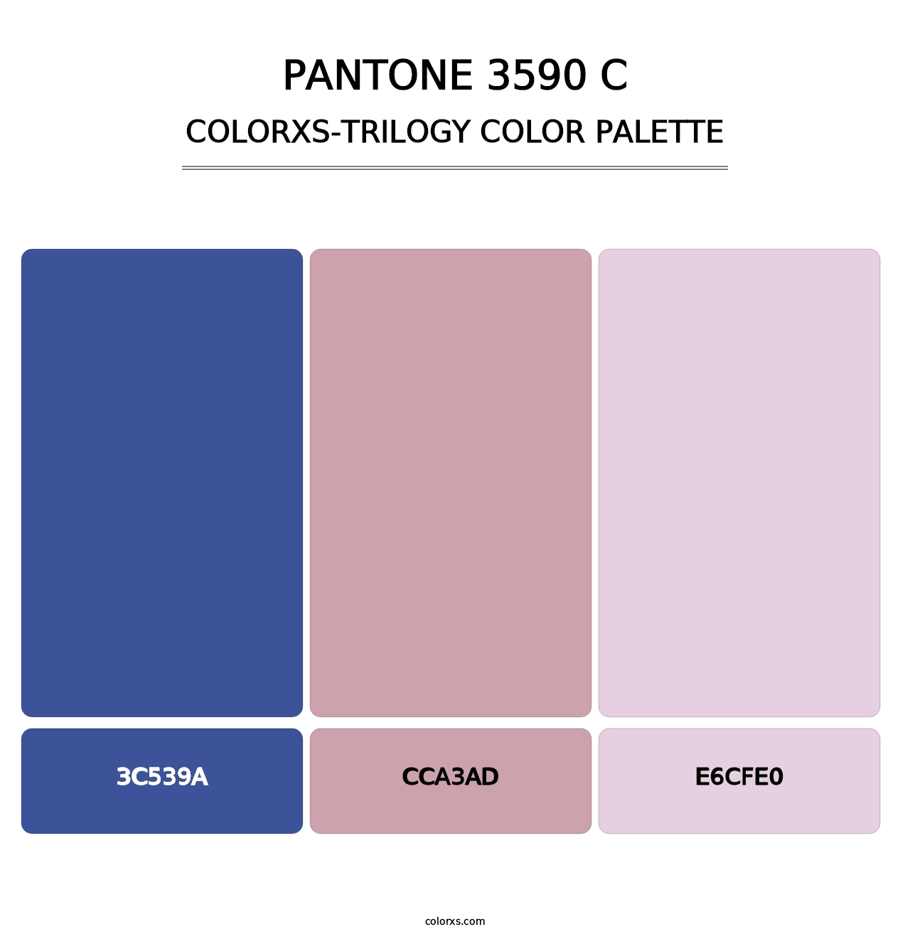 PANTONE 3590 C - Colorxs Trilogy Palette