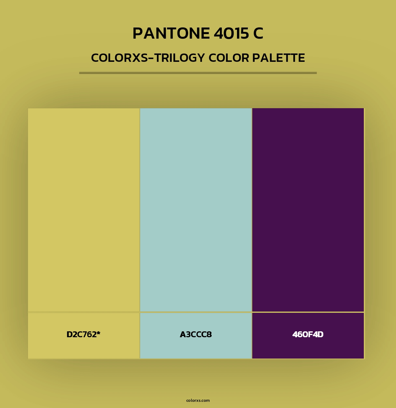 PANTONE 4015 C - Colorxs Trilogy Palette