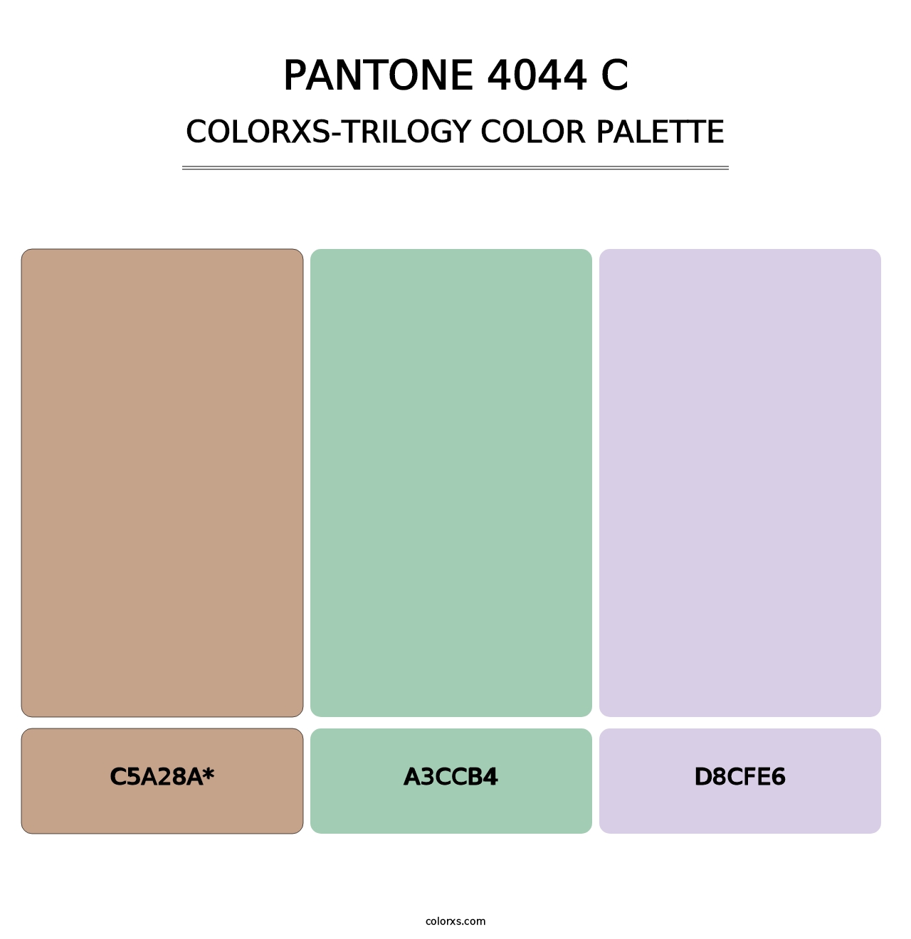 PANTONE 4044 C - Colorxs Trilogy Palette