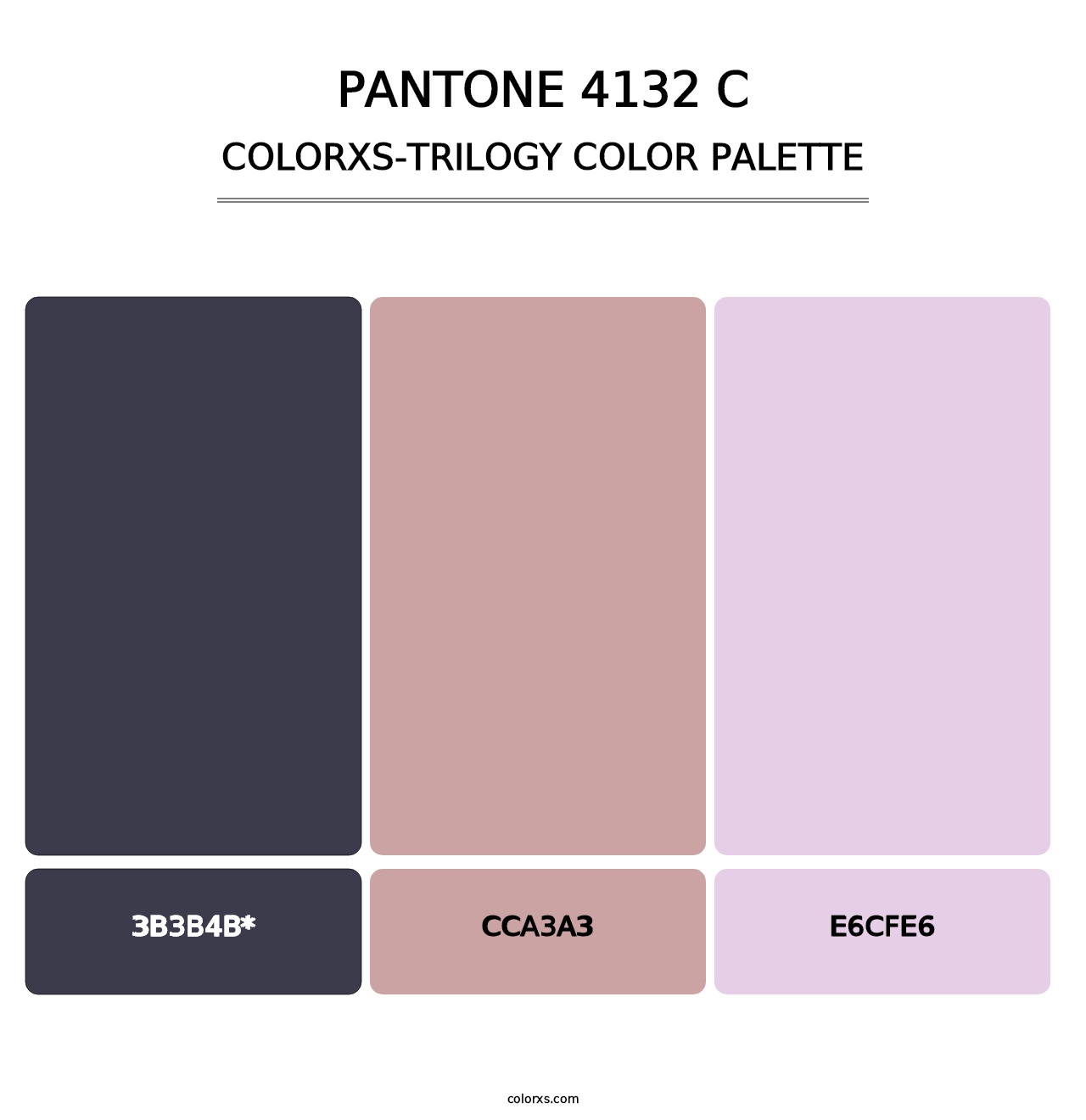 PANTONE 4132 C - Colorxs Trilogy Palette