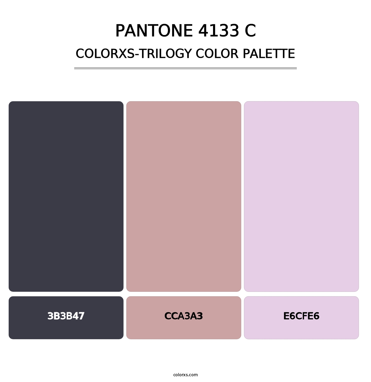 PANTONE 4133 C - Colorxs Trilogy Palette