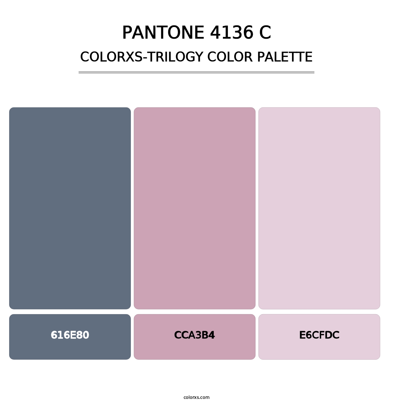 PANTONE 4136 C - Colorxs Trilogy Palette