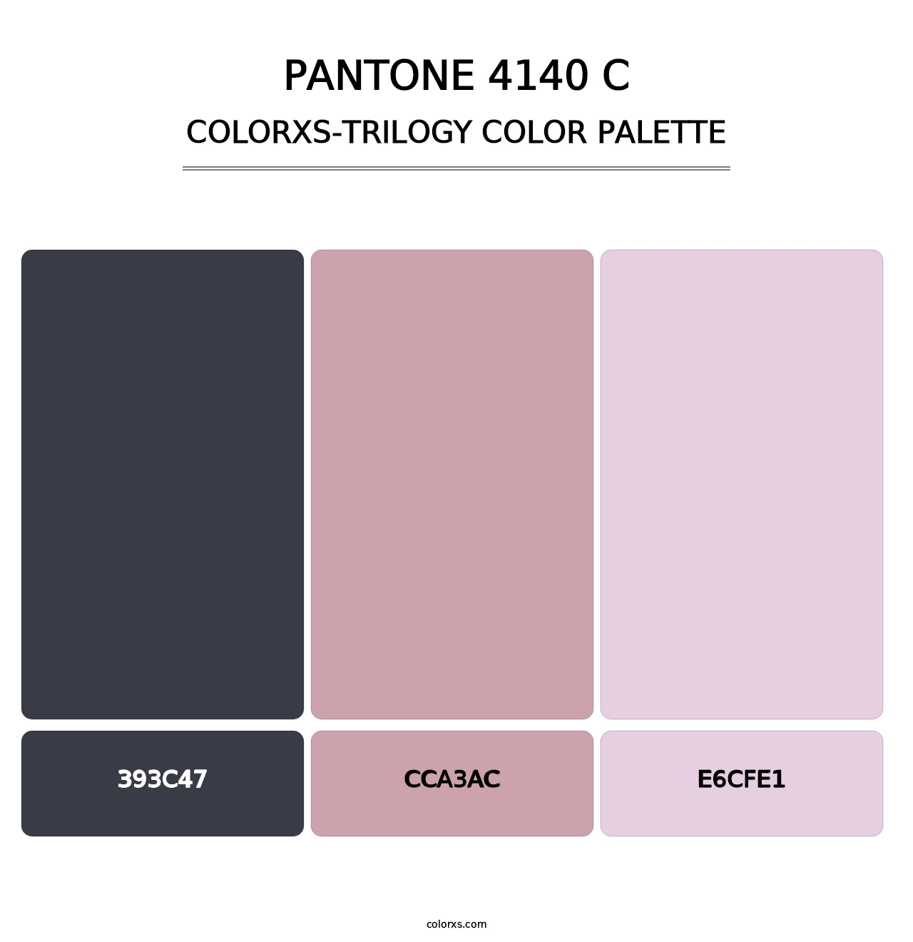 PANTONE 4140 C - Colorxs Trilogy Palette