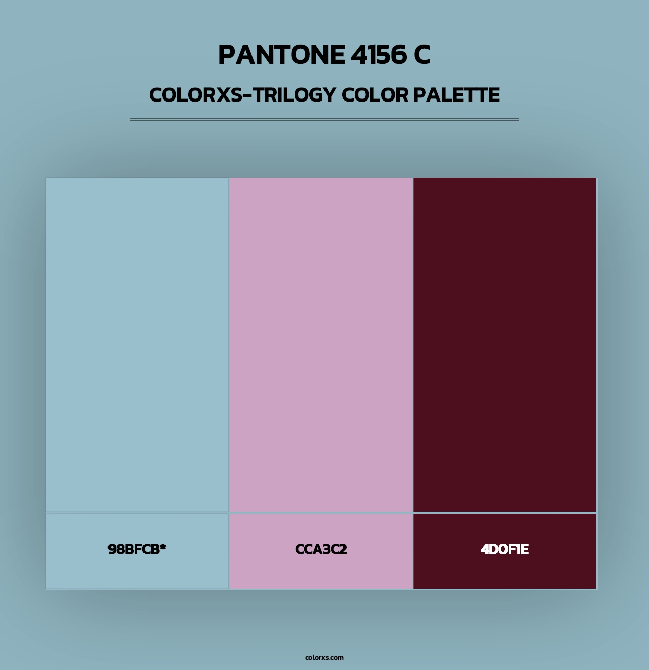 PANTONE 4156 C - Colorxs Trilogy Palette