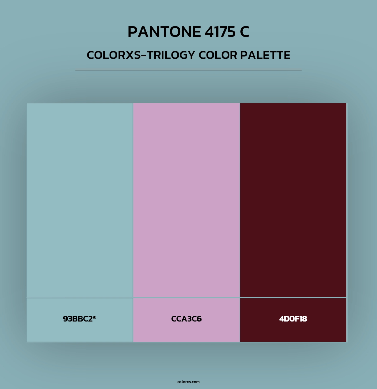 PANTONE 4175 C - Colorxs Trilogy Palette