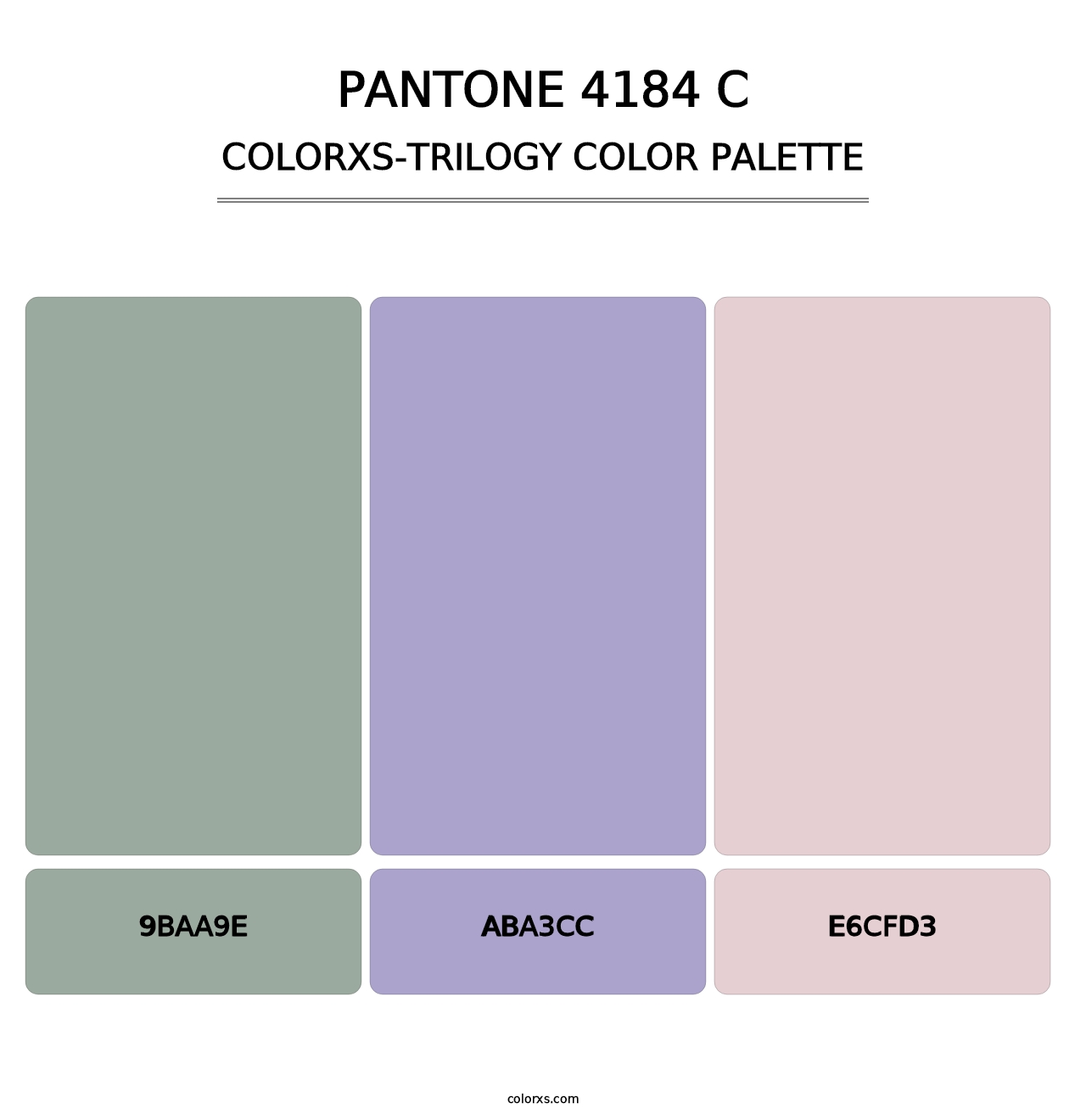 PANTONE 4184 C - Colorxs Trilogy Palette