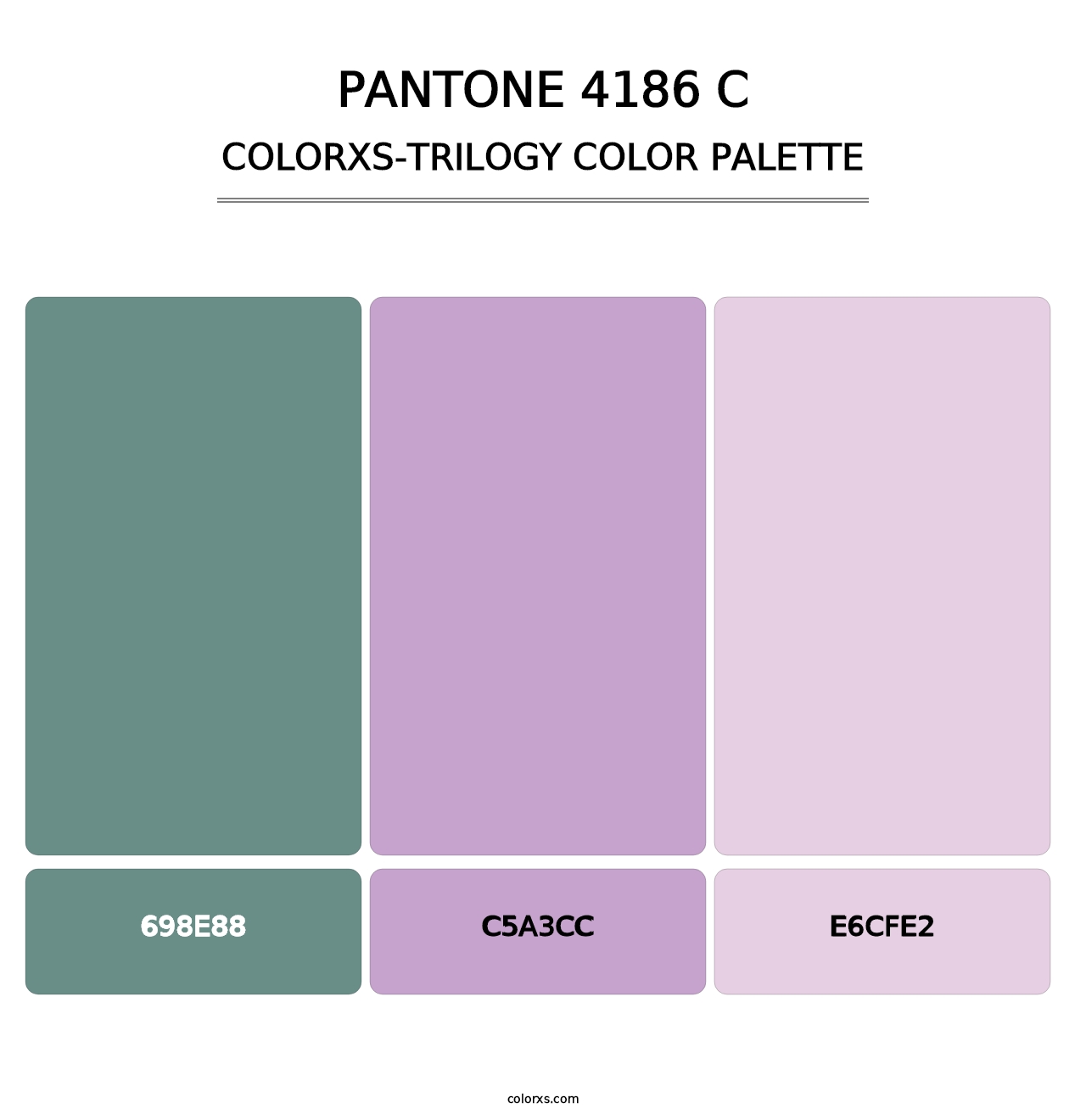 PANTONE 4186 C - Colorxs Trilogy Palette