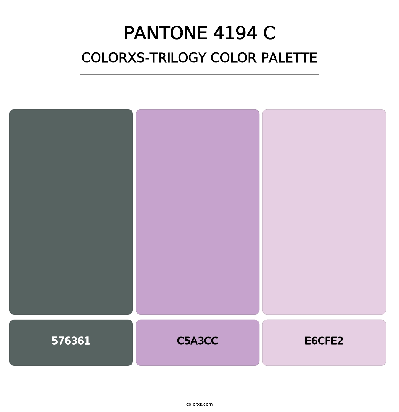PANTONE 4194 C - Colorxs Trilogy Palette