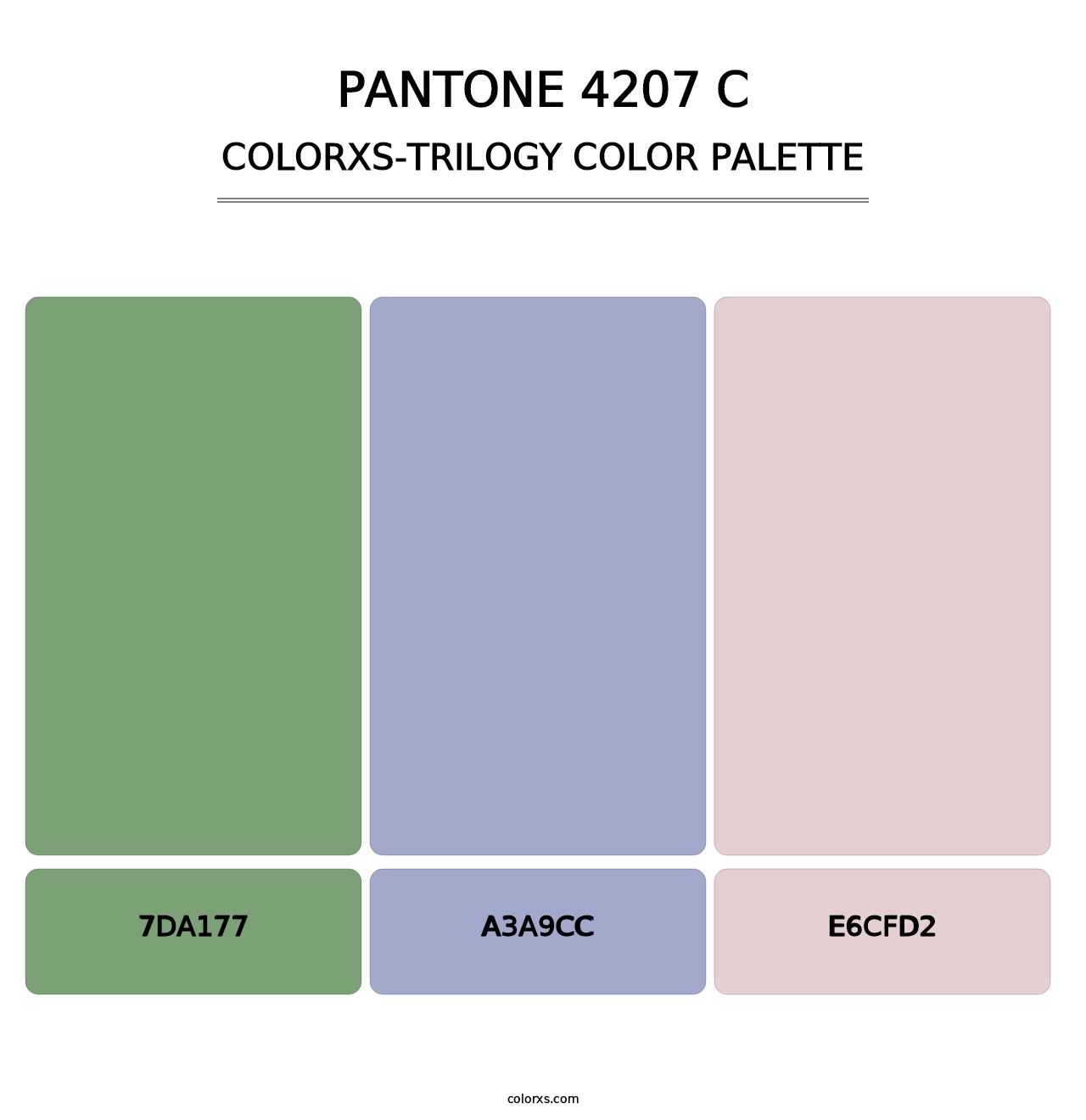 PANTONE 4207 C - Colorxs Trilogy Palette