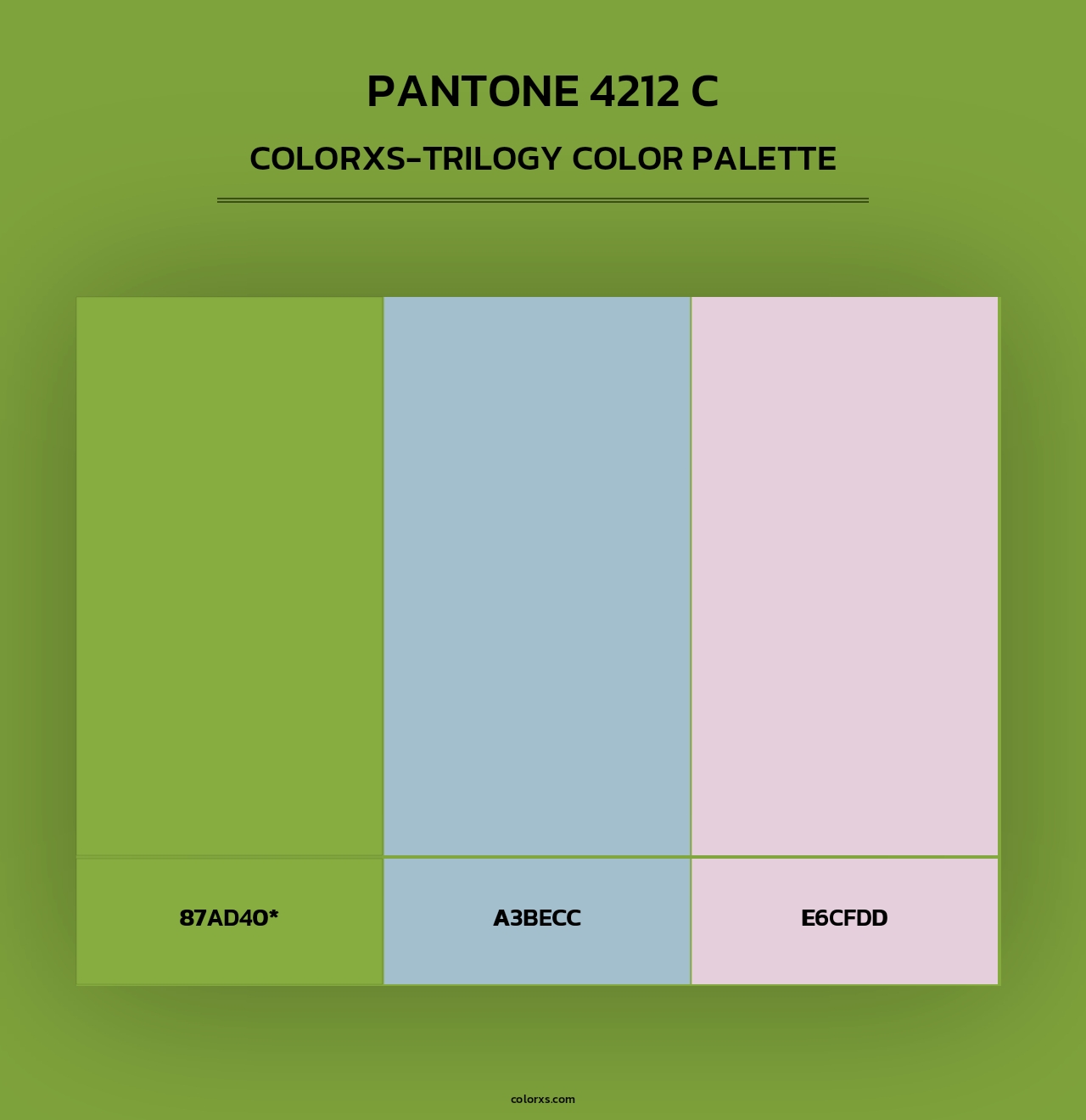 PANTONE 4212 C - Colorxs Trilogy Palette
