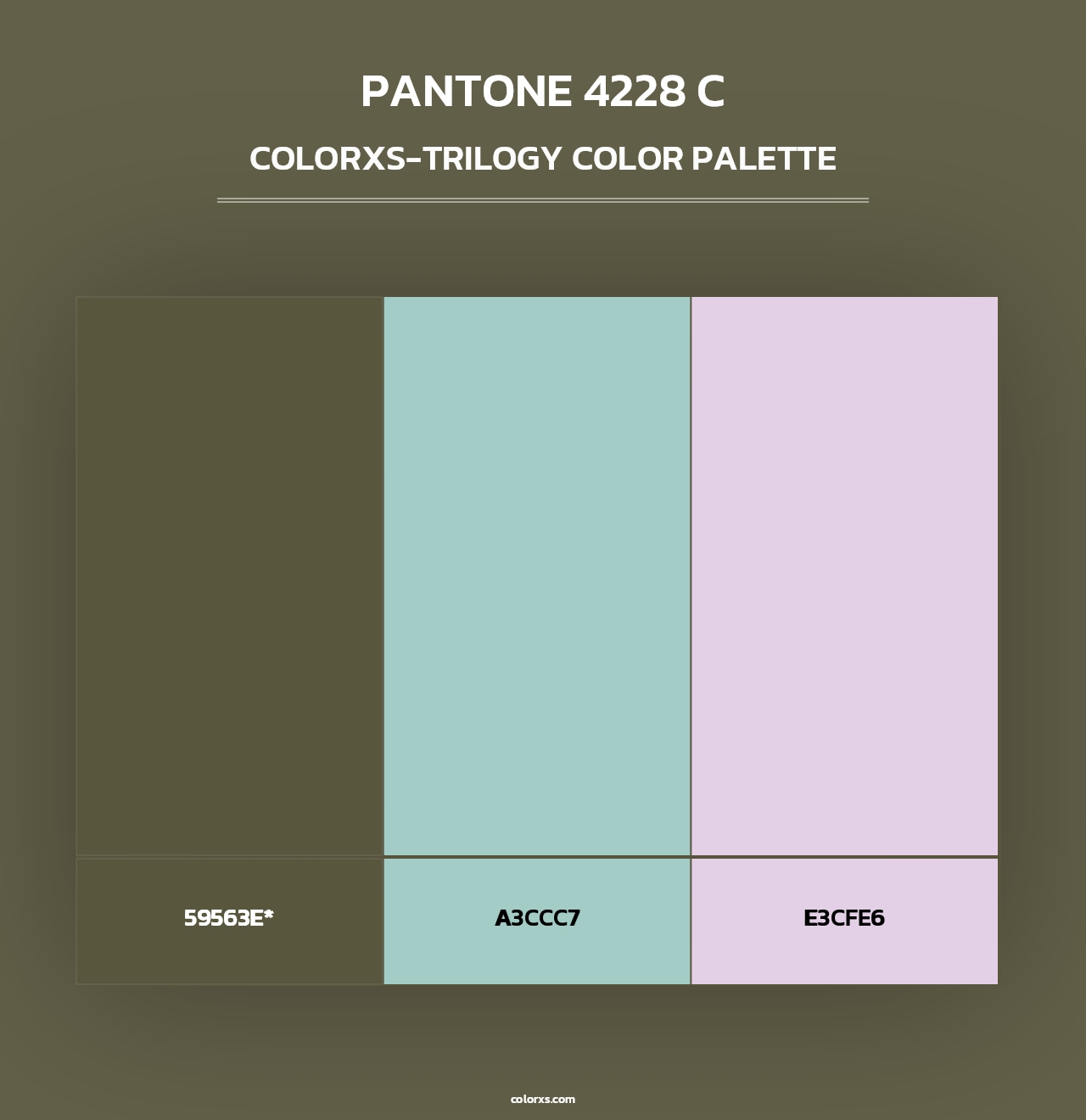 PANTONE 4228 C - Colorxs Trilogy Palette
