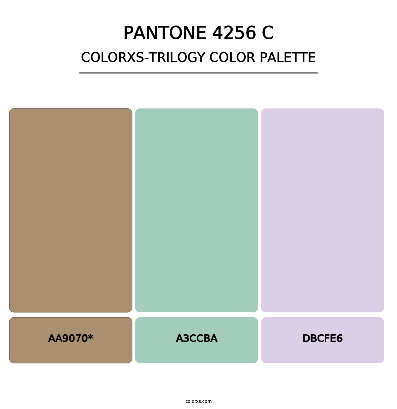 PANTONE 4256 C - Colorxs Trilogy Palette